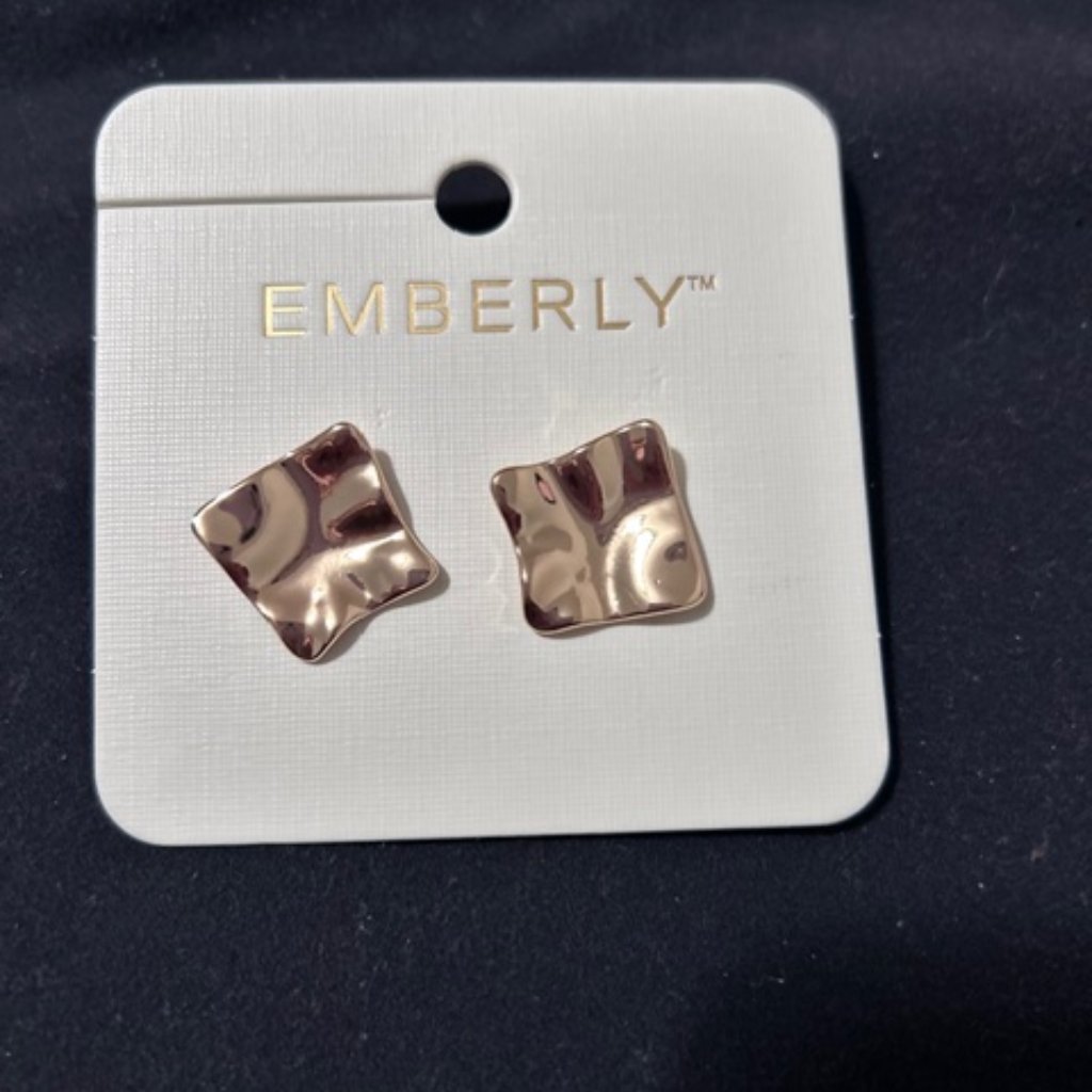Emberly Gold Earrings - Nwt